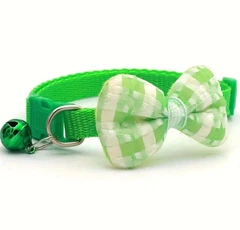 Xtep "Нашийник з метеликом та дзвіночком" для собак та котів "VOKKY" Green 19-32 cm