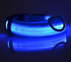 Нашийник з LED підсвічуванням Pets Collar S блакитний