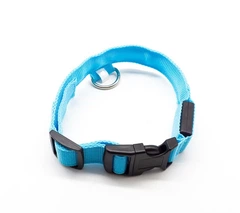 Нашийник з LED підсвічуванням Pets Collar S блакитний
