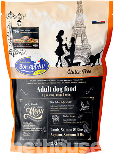 Bon Appetit Dog Adult Lamb, Salmon and Rice