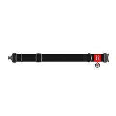 Нашийник для собак WAUDOG Waterproof, метал. пряжка-фастекс, XXL (43-70 см) чорний