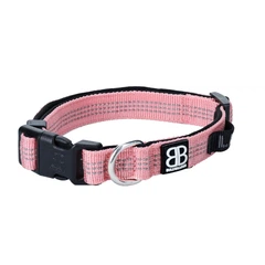 Світловідбиваючий нашийник для собак BullyBillows Active Casual Collar L: 25 мм, ОШ 45-65 см Рожевий
