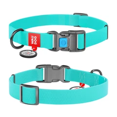 Нашийник для собак водостійкий WAUDOG Waterproof з QR-паспортом, що світиться, пластикова пряжка-фастекс, Ш 25 мм, Дл 35-58 см