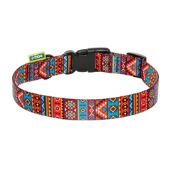 Hi Dog Нашийник для собаки HiDOG Бохо оранж XS 10мм 18-28см (106/1059)