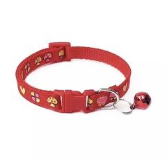 Без бренда Нашийник для собак та котів "Coral" Red 19-32 cm
