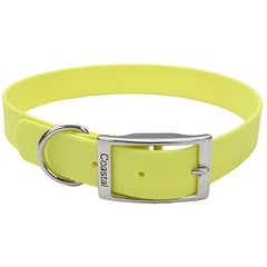 Нашийник біотановий для собак Coastal Fashion Waterproof Dog Collar, 61 см, жовтий