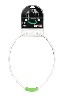Світлодіодний (LED) нашийник Happet з USB для собак, зелений, 50 см, M (LE12)