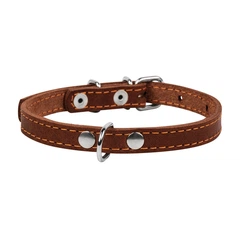 Нашийник "CoLLaR одинарний (ширина 12 мм, довжина 24-32 см) коричневий