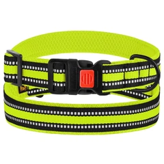 Ошейник для собак Barksi BronzeDog Mesh L - лимонний