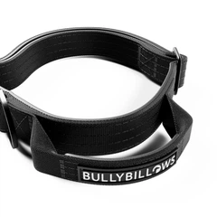 Тактичний нашийник для цуценят та міні собак з полегшеним замком BullyBillows Lighter Combat Collar Handle 2.5 cm XS-M: 25 мм, ОШ 34-46 см Чорний