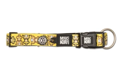 Max & Molly Urban Pets Нашийник для собак Max & Molly Smart ID Collar Monkey Maniac з принтом Мавпочки, S