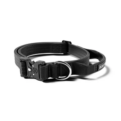 Тактичний нашийник для цуценят та міні собак BullyBillows Combat Collar Handle 2.5 cm XS-M: 25 мм, ОШ 34-46 см Чорний