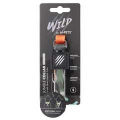 M Pets M-Pets Wild Jungle Collar Dog - Нашийник з принтом джунглі для маленьких, середніх і великих порід собак S/1,5x22-30 см (6953182726050)