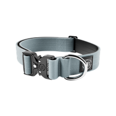 Тактичний нашийник для собак BullyBillows Combat Collar No Handle 4 cm M: 40 мм, ОШ 35-54 см Сірий