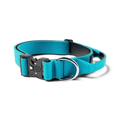 Тактичний нашийник з ручкою для собак BullyBillows Combat Collar Handle 4 cm L: 40 мм, ОШ 48-66 см Блакитний