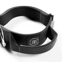 Тактичний нашийник з ручкою для собак BullyBillows Combat Collar Handle 4 cm S: 40 мм, ОШ 40-50 см Чорний