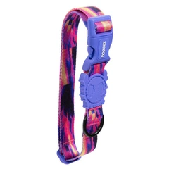 Zee.Dog Glitch Error#500 Collar - Нашийник з кольоровим принтом для собак M / 2х36,8-52,8 см (7908253606075)
