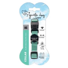 M Pets M-Pets Gentle Dog Collar Green - Нашийник для маленьких, середніх і великих порід собак ХS/1,6х20-30 см (6953182754626)