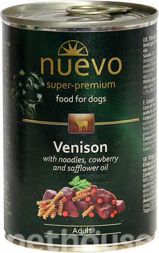 Nuevo Dog Adult Venison & Noodles & Cowberry