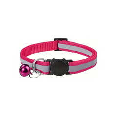 Без бренда Нашийник для кішок і собак світловідбиваючий Hot Pink