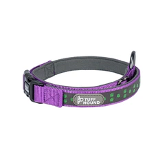 Без бренда Світловідбиваючий нашийник для собак TUFF HOUND 1537 Purple XS з утяжкой
