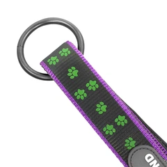 Без бренда Світловідбиваючий нашийник для собак TUFF HOUND 1537 Purple XS з утяжкой
