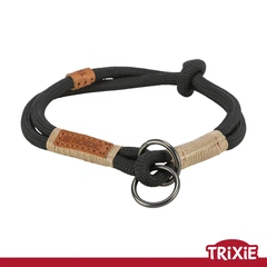 Нашийник-зашморг "BE NORDIC",Trixie 17295 L-XL: 55см/13мм,чорний/пісок (TX-17295) 4053032663411