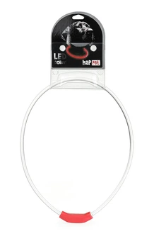 Світлодіодний (LED) нашийник Happet з USB для собак, червоний, 70 см, L (LE13)