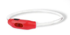 Світлодіодний (LED) нашийник Happet з USB для собак, червоний, 50 см, M (LE10)