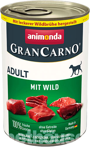 Animonda GranCarno для собак, з дичиною