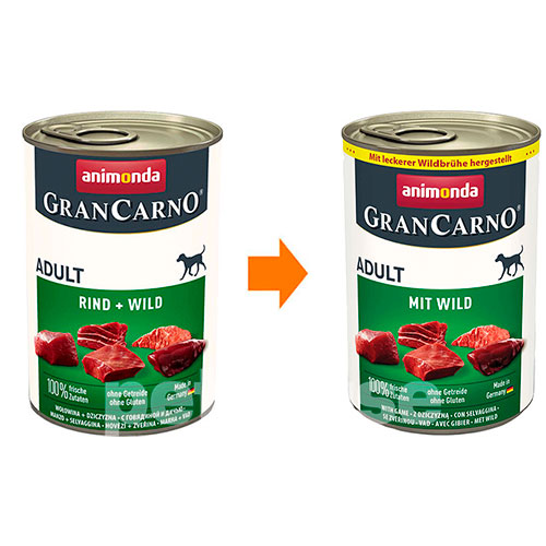 Animonda GranCarno для собак, з дичиною