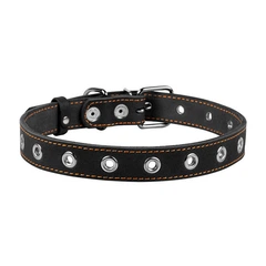 Нашийник безрозмірний CoLLaR шкіра чорний 02441 (4820082491895)A