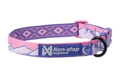 Non stop dogwear Нашийник для собак Non-stop dogwear Trail quest collar RP signature edition Фіолетовий / Рожевий L