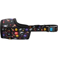 Нейлоновий намордник для собак WAUDOG Nylon регульований, малюнок "NASA", розмір №1, обхват морди 14-20 см (5388)