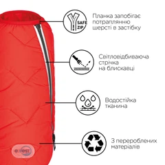 Жилетка для собак Pet Fashion E.Vest S (Червоний)