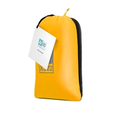 Airy Vest Курточка для собак AiryVest двостороння жовто-чорна демісезонна з поліестеру для щоденного вигулу дрібних порід теплий легкий одяг розмір XS22 довжина 20-22 см обхват грудей 33-35 см обхват шиї 19-21