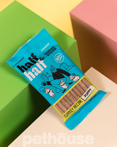 Half&Half Puppy М'ясні палички з індичкою для цуценят