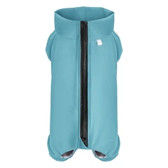 Дощовик для собак WAUDOG Clothes, водонепроникний, L55, 77-79 см, З 50-55 см, блакитний