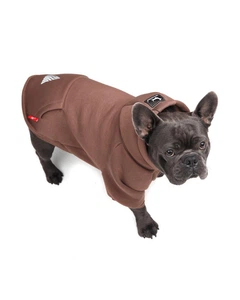 Одяг для собак "LEKS FRB COFFEE". SKU 004463. Розмір S. Your Stylish Hunter. Худі для собак для французського бульдога, мопса, спанієля, та інших.