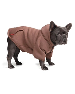Одяг для собак "LEKS FRB COFFEE". SKU 004463. Розмір S. Your Stylish Hunter. Худі для собак для французського бульдога, мопса, спанієля, та інших.
