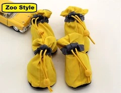 Черевики налапники для собак Pet Style "Мішечки" Жовті 4