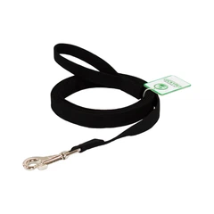 Повідець брезентовий Lucky Pet шитий Чорний, 2.5 см/ 120 см