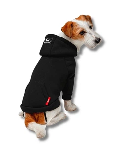 Одяг для собак Худі "LEKS TOY BLACK". SKU 00793. Розмір S. Your Stylish Hunter. Худі для собак дрібних порід.