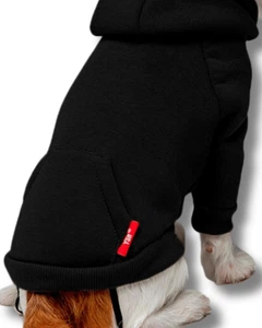 Одяг для собак Худі "LEKS TOY BLACK". SKU 00793. Розмір S. Your Stylish Hunter. Худі для собак дрібних порід.