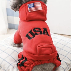 Спортивний костюм комбінезон для собак Pet Style "USA" Червоний L