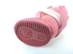 Без бренда Взуття для собак DogClub замшеві черевики 2" Pink