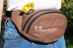 Сумка Бананка для тренувань та прогулянки Haustier Elegant Chocolate 30х22х15см (A2-1-045)
