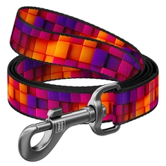 Повідець для собак Waudog Nylon Куби 3Д M 20 мм х 300 см (761-4057 Col)