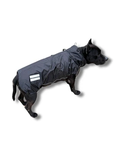 Одяг для собак дощовик “BLACK SHARK”. SKU 004784. Розмір M. Your Stylish Hunter. Дощовик жилет для собак середніх та великих порід, від спаніелю та корги до добермана та вівчарки.