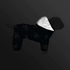 Комбінезон для собак WAUDOG Clothes малюнок "Прапор", L50, В 70-74 см, С 47-50 см